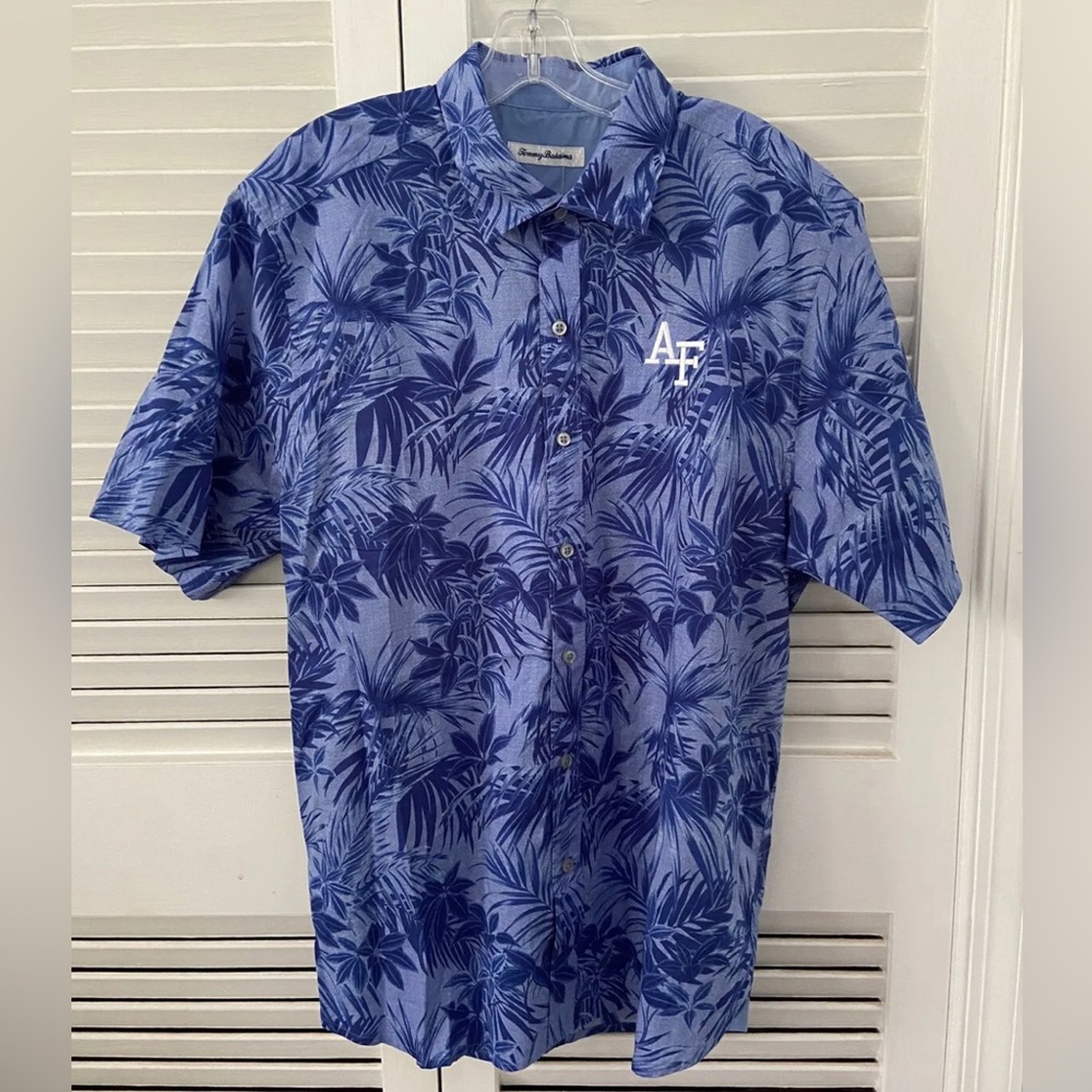NWT Tommy Bahama Air Force Academy Hawaiian Shirt